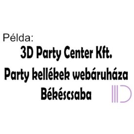 Kontúr vágott matrica, egyedi feliratok 25x55