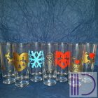 Pálinkás pohár Egyedi mintával, felirattal