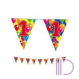 1-es Számos Szülinapi Zászlófüzér - 10 m