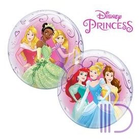 56 cm-es Disney Princesses - Hercegnők Bubbles Lufii