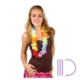 Színes Hawaii Parti Nyakfüzér