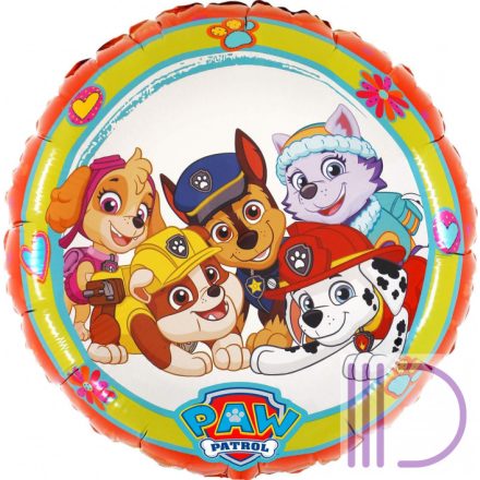 45 cm-es Paw Patrol, Mancs Őrjárat fólia lufi