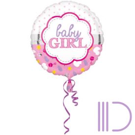 43 cm-es Baby Girl Fólia lufi