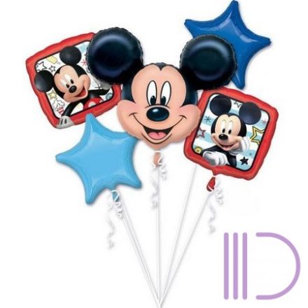 Disney Mickey Fólia lufi 5 db-os szett