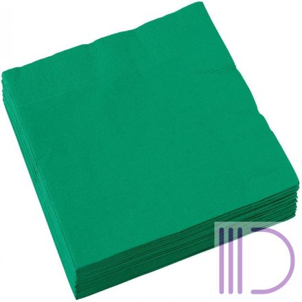 Szalvéta 20 db-os, 25*25 cm Festive Green