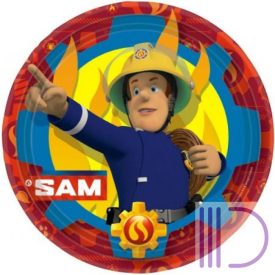 Fireman Sam, Sam a tűzoltó Papírtányér 8 db-os