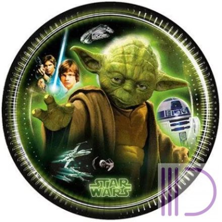 Star Wars Heroes Papírtányér 8 db-os 19,5 cm