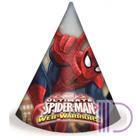 Spiderman, Pókember Parti kalap, csákó 6 db-os