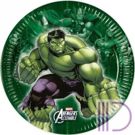 Avengers Multi Heroes, Bosszúállók Papírtányér 8 db-os 19,5 cm
