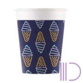Neon Ice Cream, Fagyi Papír pohár 8 db-os 200 ml