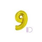 102 cm FÓLIA LUFI, ÓRIÁS SZÁM ARANY 0-9