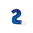 102 cm FÓLIA LUFI, ÓRIÁS SZÁM "KIRÁLYKÉK"