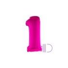 102 cm FÓLIA LUFI, ÓRIÁS SZÁM "PINK" 1-3