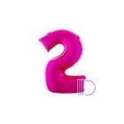 102 cm FÓLIA LUFI, ÓRIÁS SZÁM "PINK" 1-3