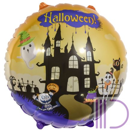 45 cm-es Halloween castle Balloon