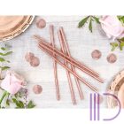 Szívószál papírból, rose gold