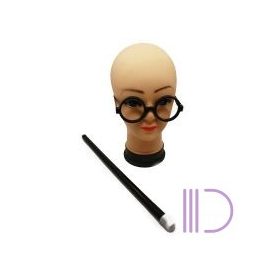 Varázsló szett, pálca + szemüveg