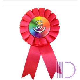 Kitűző, pink, Boldog 30. születésnapot