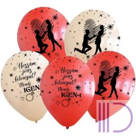 Hozzám jössz feleségül? Latex lufi