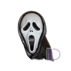 Sikoly álarc (csuklyás)