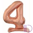 Fólia lufi, talpas, rosegold, 76 cm