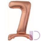 Fólia lufi, talpas, rosegold, 76 cm