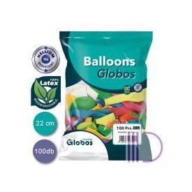 Gömb lufi, d22, 100 db