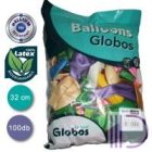 Gömb - metál lufi d30 100 db