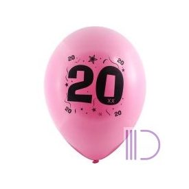 Lufi, évszámos (20) 10 db/csomag/vegyes színekben