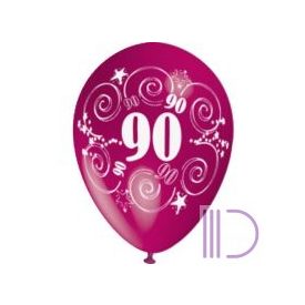 30 cm-es Lufi, évszámos (90) 10 db/cs/vegyes színekben