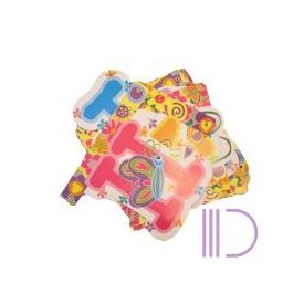 Happy birthday - fűzér -lepkés