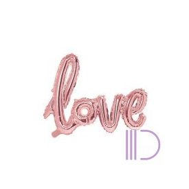 LOVE felirat - rosegold