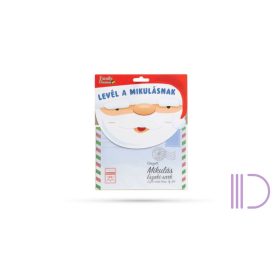   Family Levél a Mikulásnak csomag matricákkal + válaszlevéllel - 17 x 24 cm