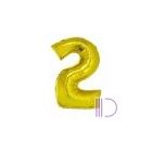 80 cm FÓLIA LUFI, ÓRIÁS SZÁM ARANY 0-9