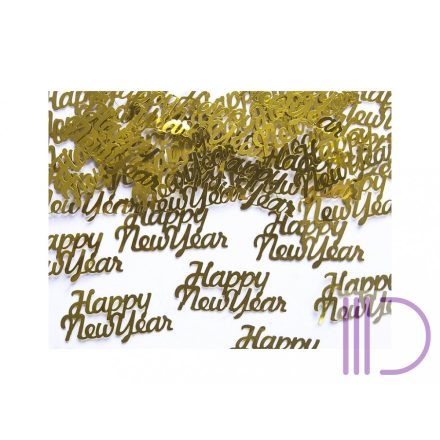 Arany HAPPY NEW YEAR konfetti, 3 g