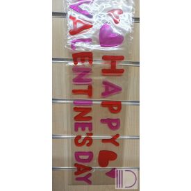 Zselés ablak matrica - Valentin 