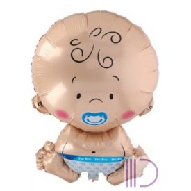 71 cm-es Baba formájú fólia lufi - fiú
