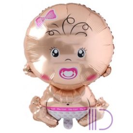 71 cm-es Baba formájú fólia lufi - lány