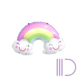 90 cm-es Szivárvány Fólia lufi