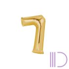 ARANY szám Fólia lufi 80 cm 0-9