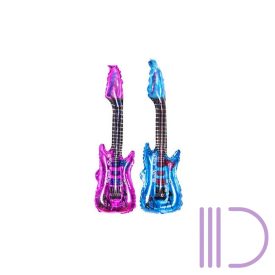 80 cm-es gitár fólia lufi - pink