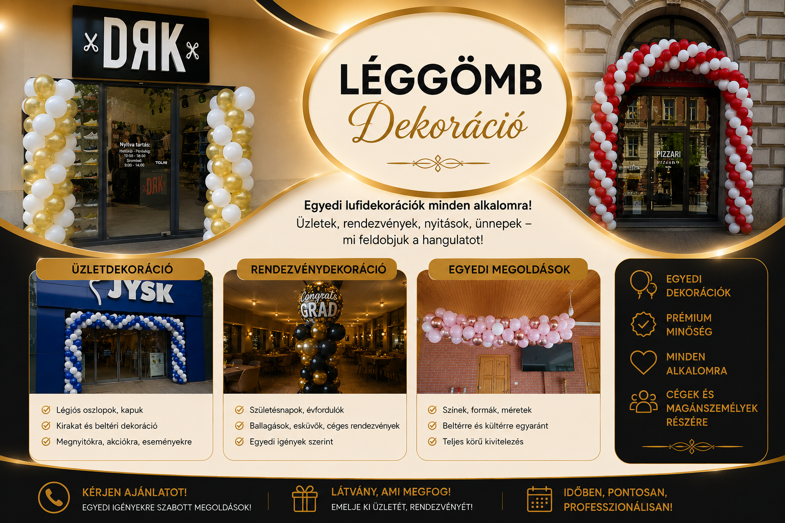 Léggömb dekoráció