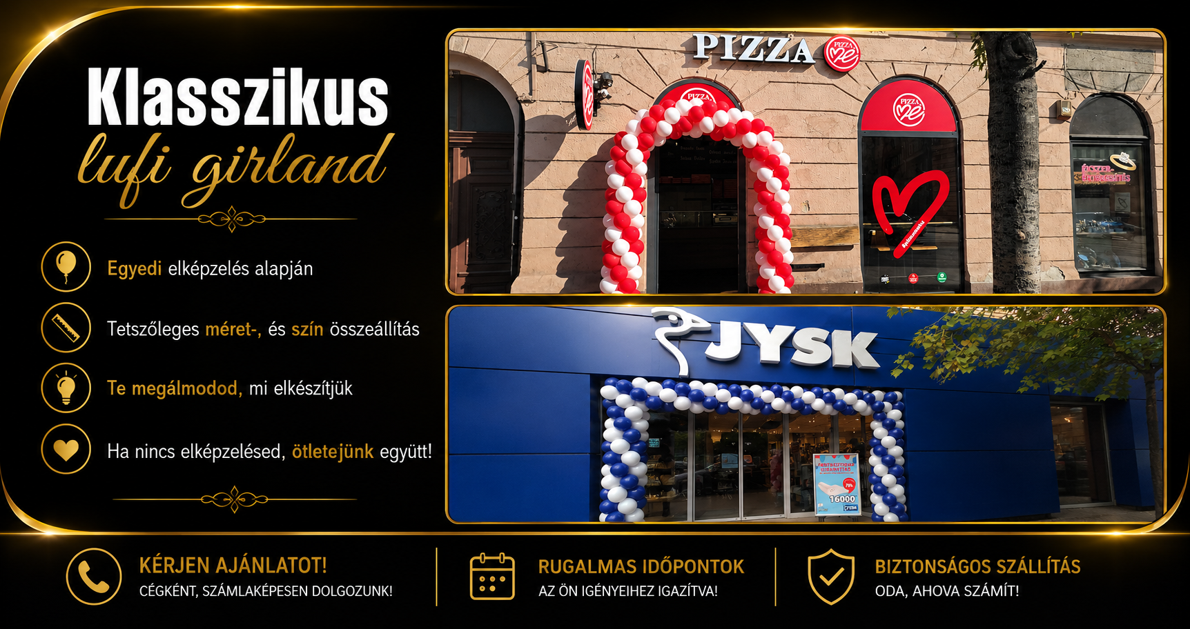 Klasszikus girland